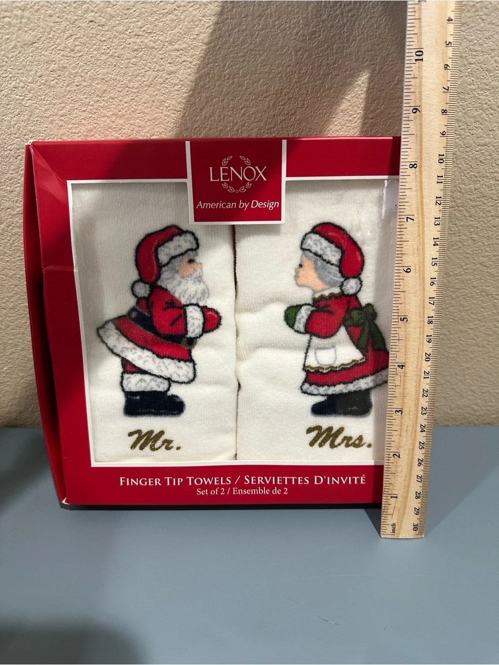 Lenox Santa Fingertip Towels set of 2